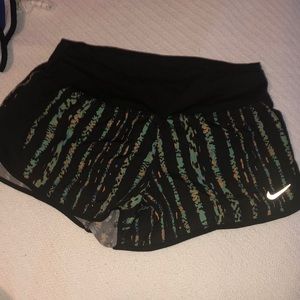 nike dri fit patterned shorts